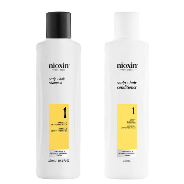 Nioxin System 1 Shampoo & Conditioner Bundle