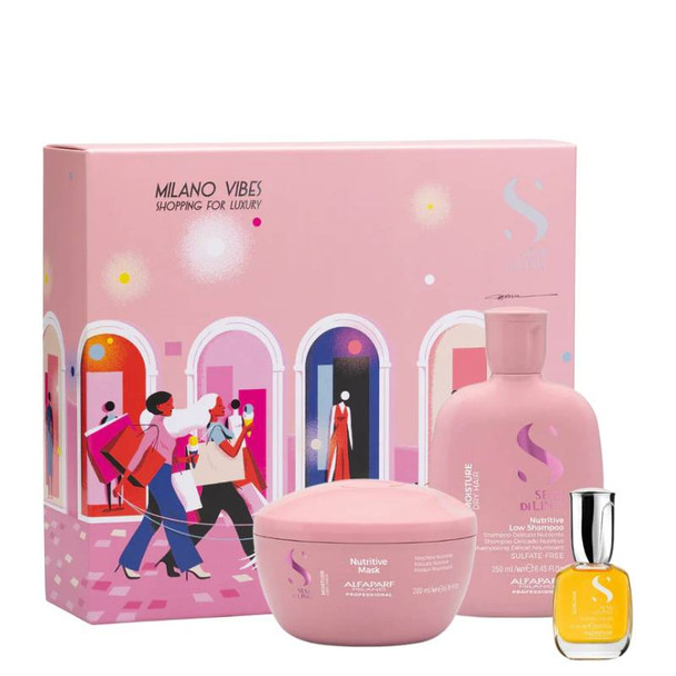 Alfaparf Semi Di Lino Moisture Christmas Gift Set 2025 Alfaparf Semi Di Lino Moisture Christmas Gift Set 2025