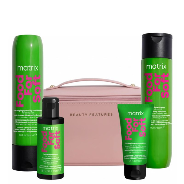 Matrix Food For Soft Bundle With FREE BeautyFeatures Vanity Case & Minis