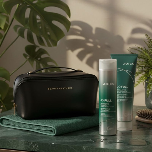 Joico Joifull Shampoo & Conditioner With FREE BeautyFeatures Vanity Bag - Black 3