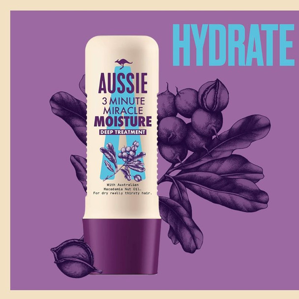 Aussie 3 Minute Miracle Moisture Treatment 250ml 2