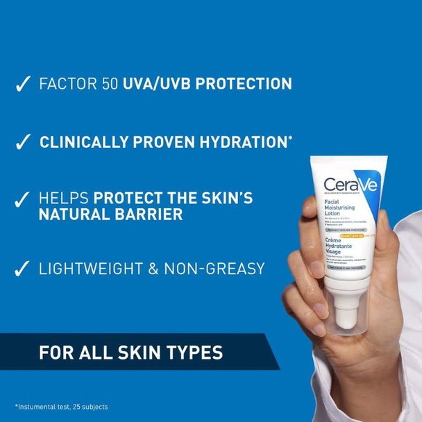 Cerave Facial Moisturising Lotion Spf 50 52ml 5