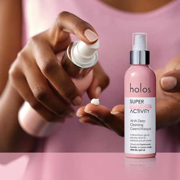 Holos Super Natural Activity AHA Deep Cleansing Cream/ Masque 150ml 2