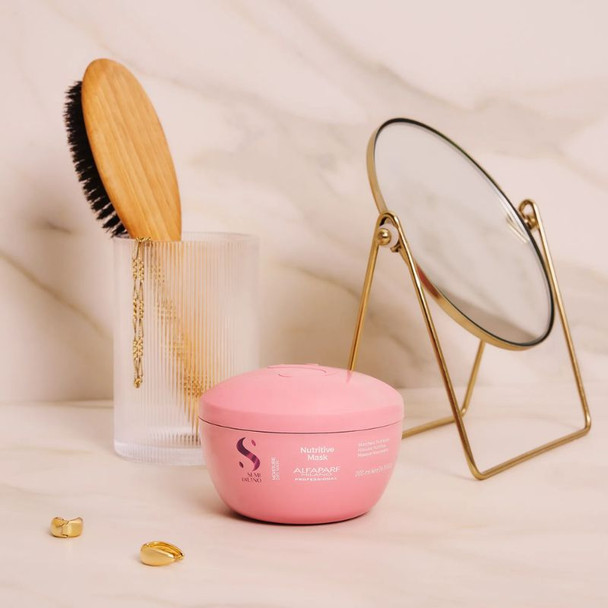 Alfaparf Semi Di Lino Moisture Nutritive Shampoo and Mask Duo 3