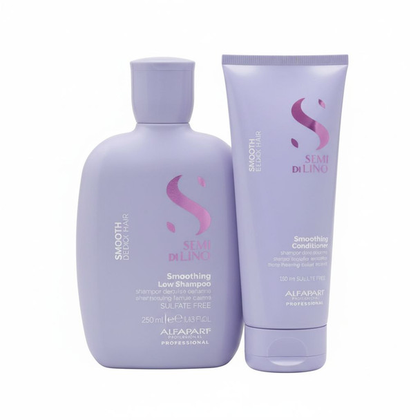 Alfaparf Semi Di Lino Smooth Shampoo & Conditioner Duo
