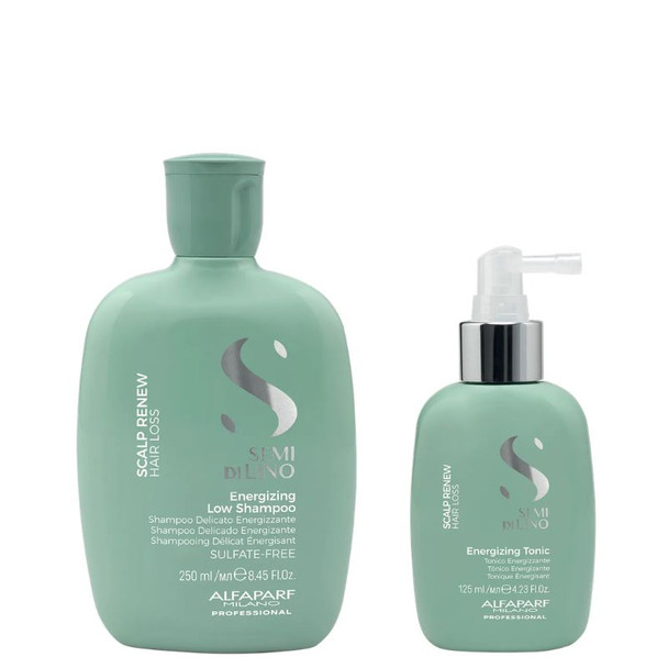 Alfaparf Semi Di Lino Scalp RENEW Energize Shampoo & Tonic Duo
