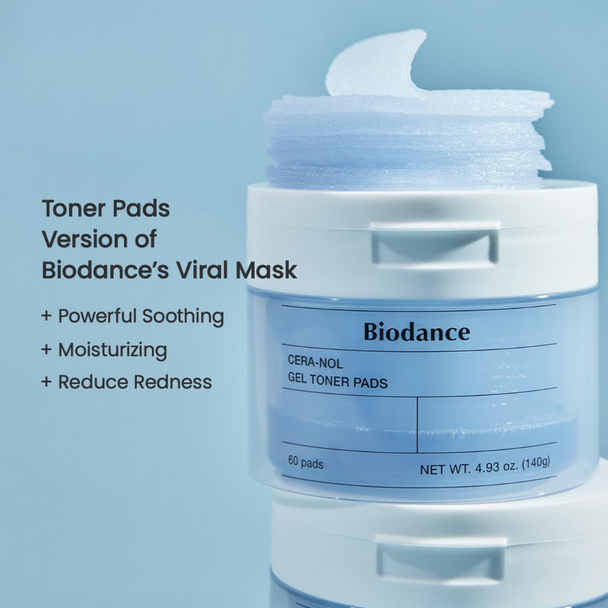 Biodance Cera-Nol Gel Toner Pads x60