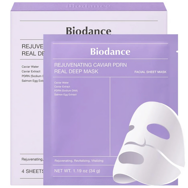 Biodance Rejuvenating Caviar PDRN Real Deep Mask 4 x 34g
