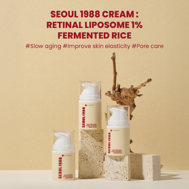 K-Secret Seoul 1988 Cream: Retinal Liposome + Fermented Rice 50ml