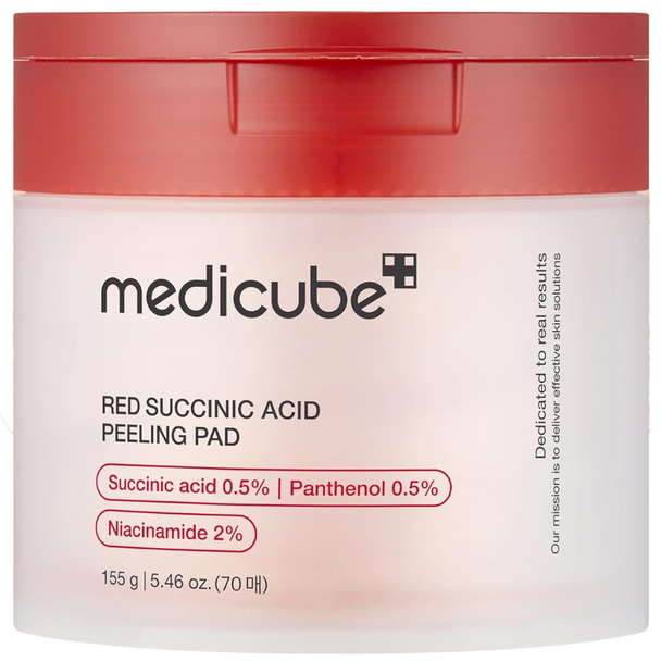 Medicube Red Succinic Acid Peeling Pads x70