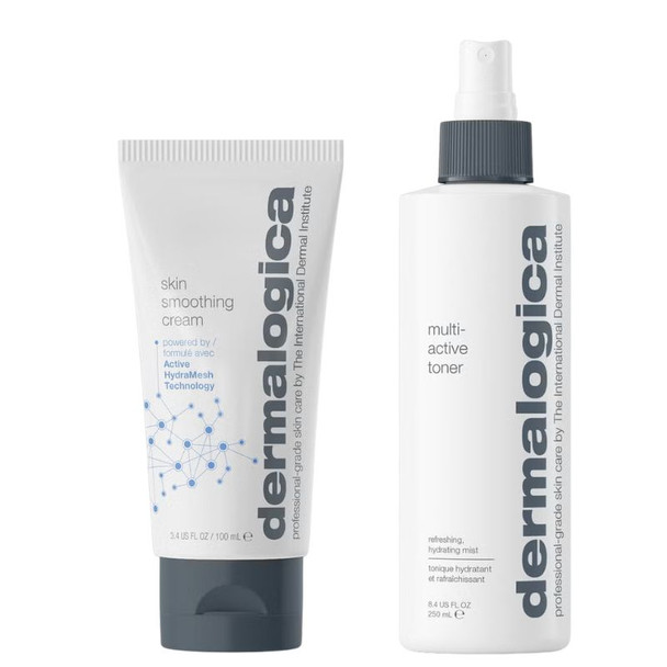 Dermalogica Multi-Active Toner & Skin Smoothing Cream 100ml Duo