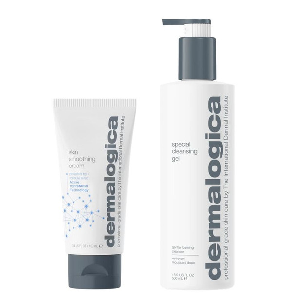 Dermalogica Special Cleansing Gel 500ml & Skin Smoothing Cream 100ml Duo