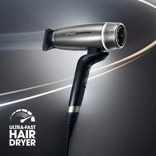 GHD Speed Hair Dryer - Metallic Black 2