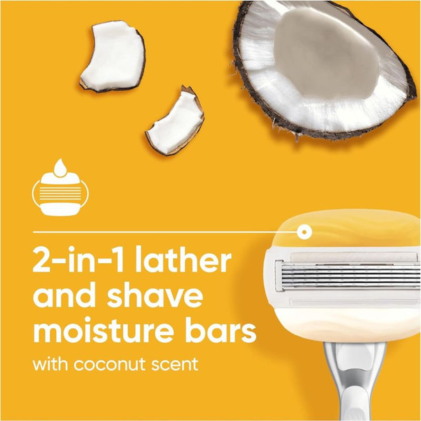 Gillette Venus & Olay Coconut Blade Refill - 4 Pack 4