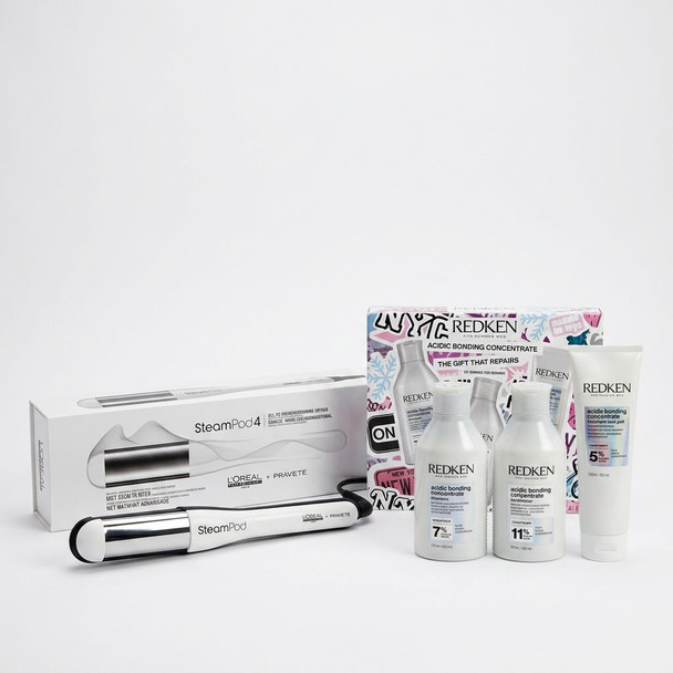 L'Oreal Professionnel Steampod 4.0 With FREE Redken Acidic Bonding Concentrate Gift Set