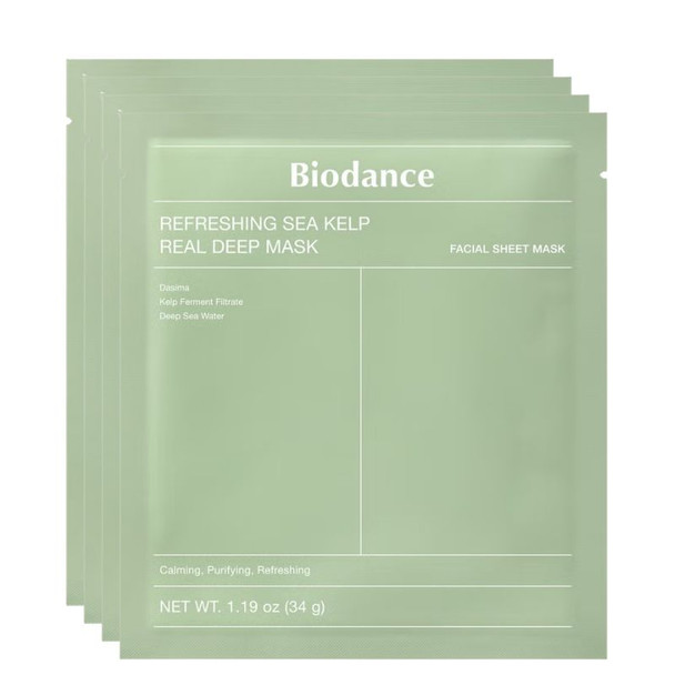 Biodance Refreshing Sea Kelp Real Deep Mask 34g x 4 Sheets