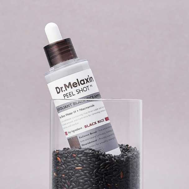 Dr.Melaxin Peel Shot Exfoliant Black Rice Ampoule 80ml 4