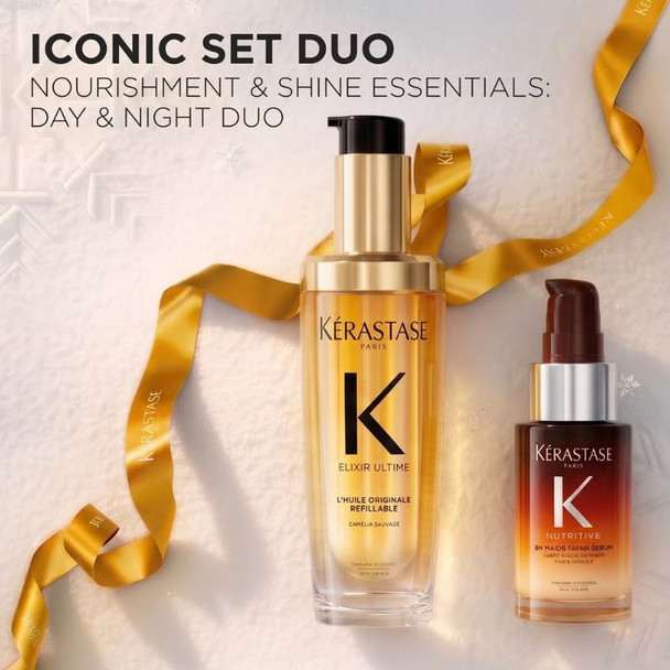 Kérastase Elixir + 8H Night Serum Duo Holiday 2026 Gift Set 4