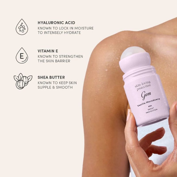Gem Deo Roll On Vanilla Macadamia 50ml 2