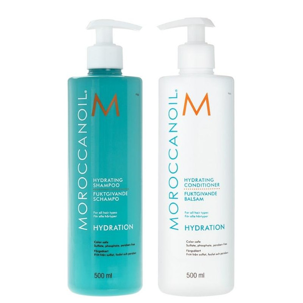 Moroccanoil Hydrating Shampoo & Conditioner 500ml duo