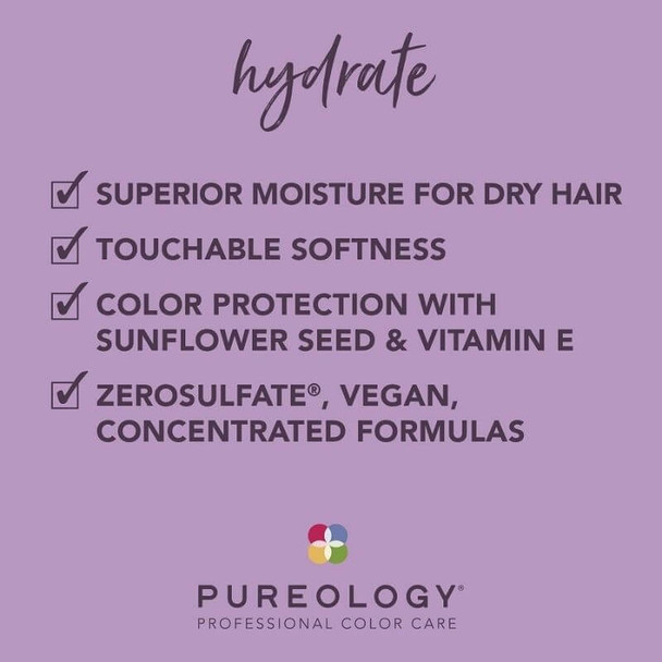 Pureology - Pure Hydrate Shampoo 266ml information 