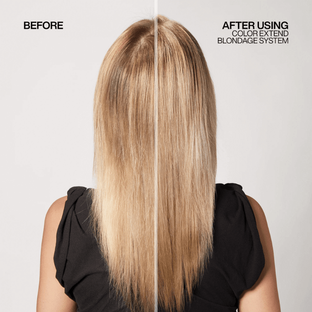 Redken Color Extend Blondage Shampoo 300ml Prima/Dopo l'altro