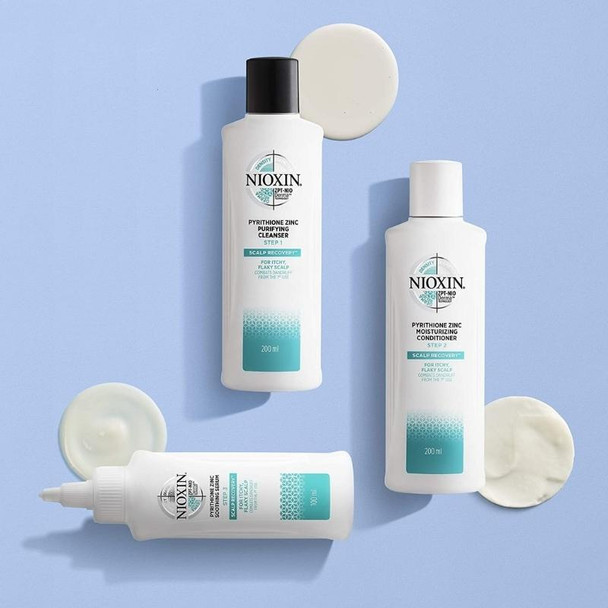 Pantalla del kit del sistema de 3 pasos Nioxin Scalp Recovery