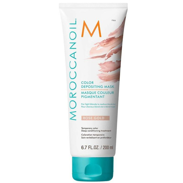 Mascarilla depositante de color Moroccanoil - oro rosa 200ml