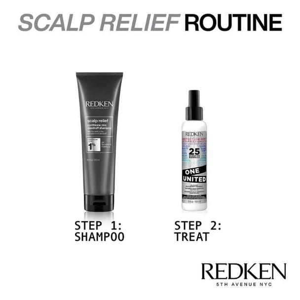 Redken Scalp Relief Dandruff Control Shampoo 250ml Routine