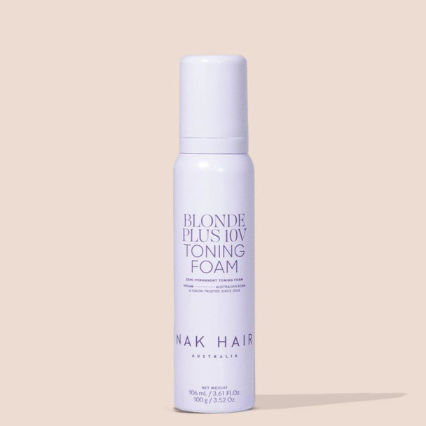 NAK Blonde Plus10v Toning Foam 106ml 3