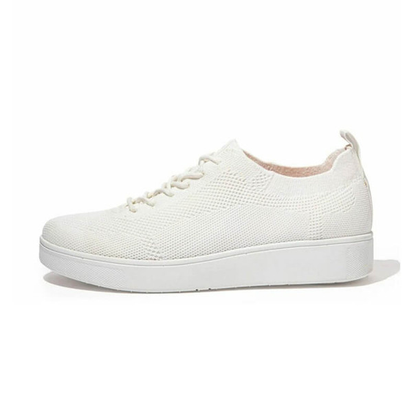 FitFlop Rally Tonal Knit White