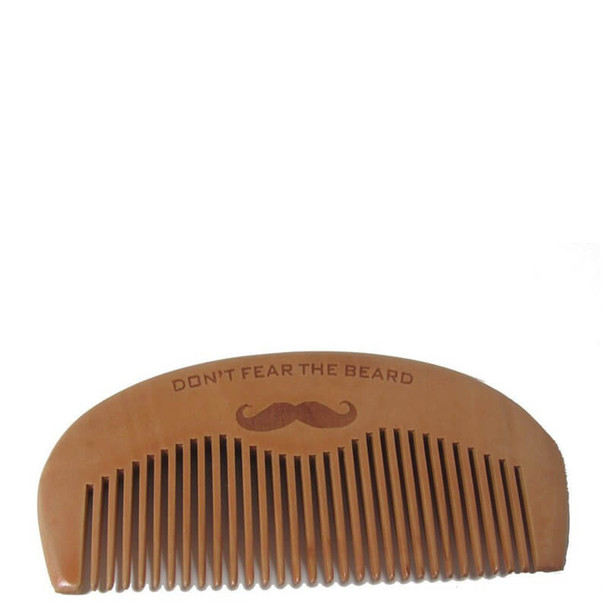 Beard Comb (Wooden) "Don't Fear The Beard"