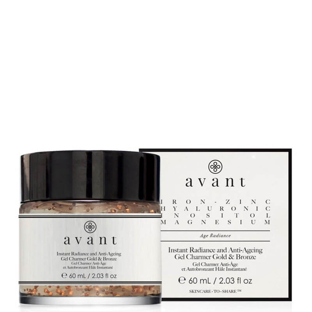Avant Skincare Instant Radiance And Anti-Ageing Gel Charmer Gold & Bronze 60ml