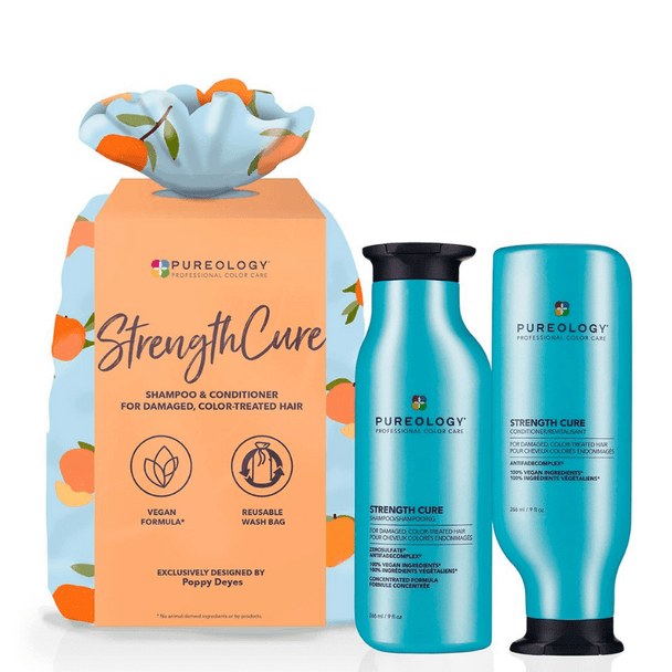 Duo de champú y acondicionador de curación fuerte Pureology