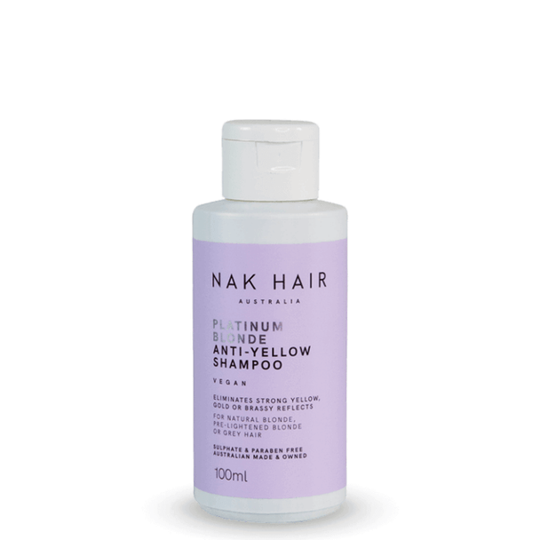 NAK Platinum Blonde Anti-Yellow Shampoo 100ml