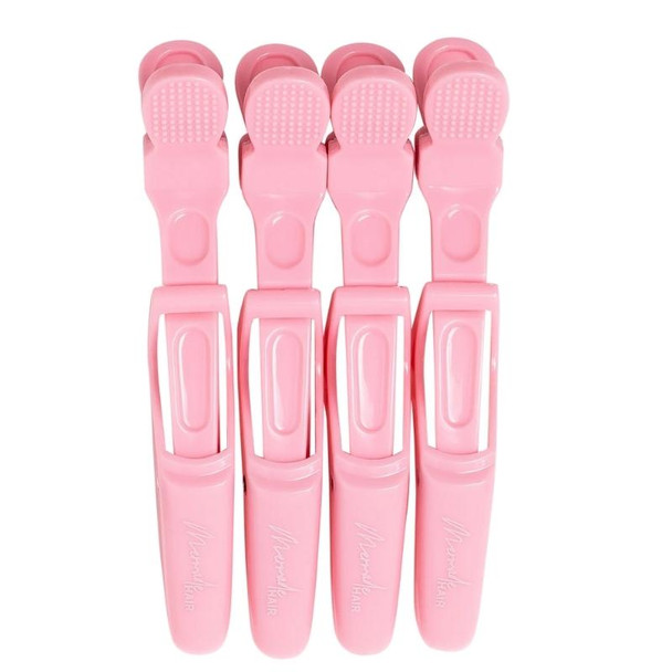 Mermade Hair grip clips assinatura rosa 