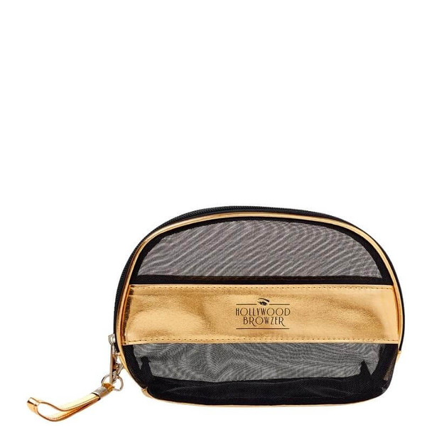 Hollywood Browzer Gold & Black Mesh Bag Black & Gold 