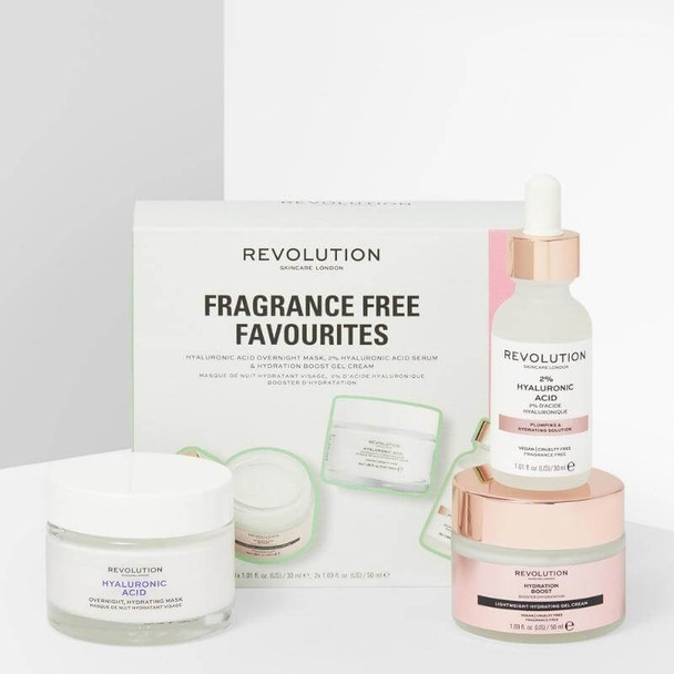 Coleção de favoritos gratuitos de fragrâncias para cuidados com a pele Revolution ao vivo