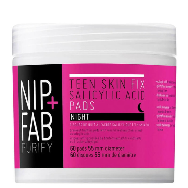 NIP+FAB Salicylic Acid Night Pads 60 Pads