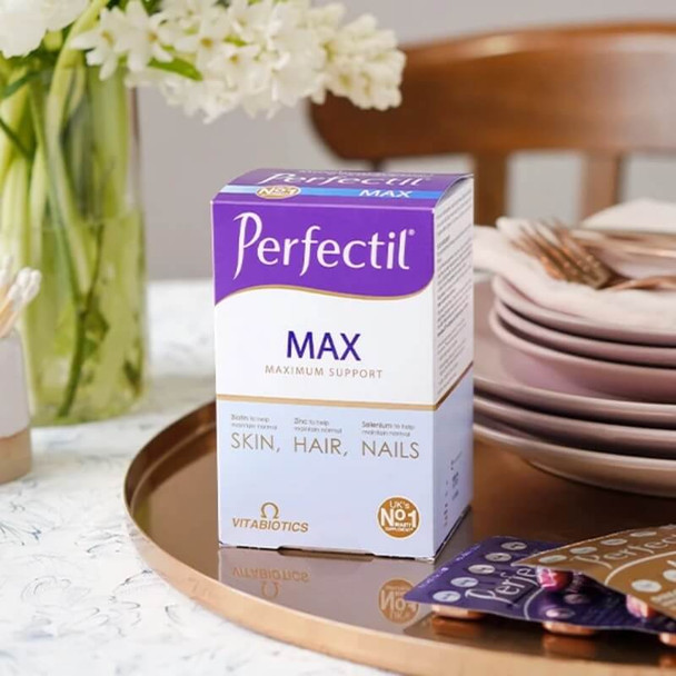 Vitabiotics Perfectil Max for Skin, Hair and Nails - 56 tabs / 28 capsules live
