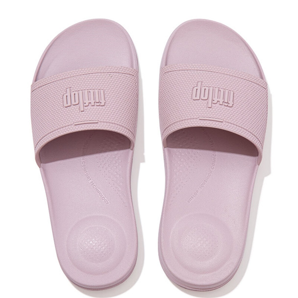 FitFlop IQushion Slides Lilac Top