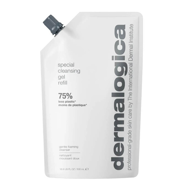 Custodia di ricarica per gel detergente speciale Dermalogica da 500 ml