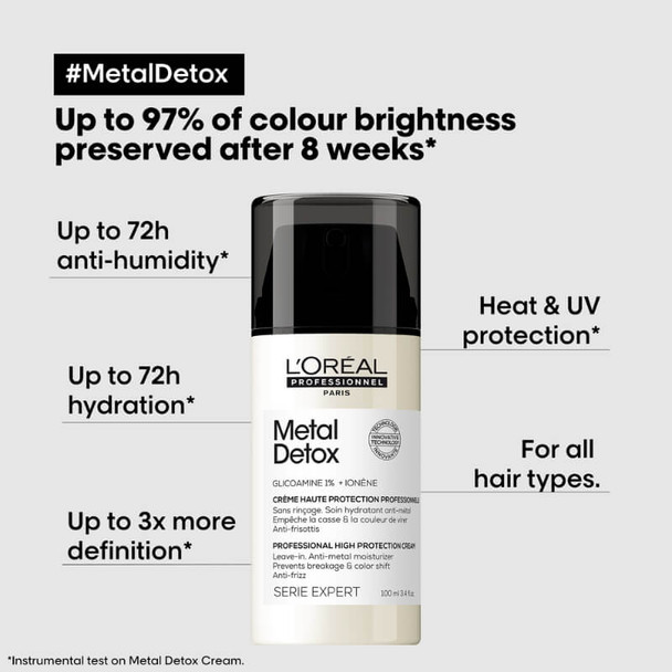 L'oréal professionnel metal detox anti-metal creme alta proteção 100ml sobre