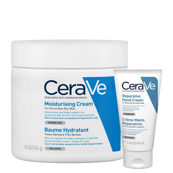 CeraVe grote vochtinbrengende crème Duo