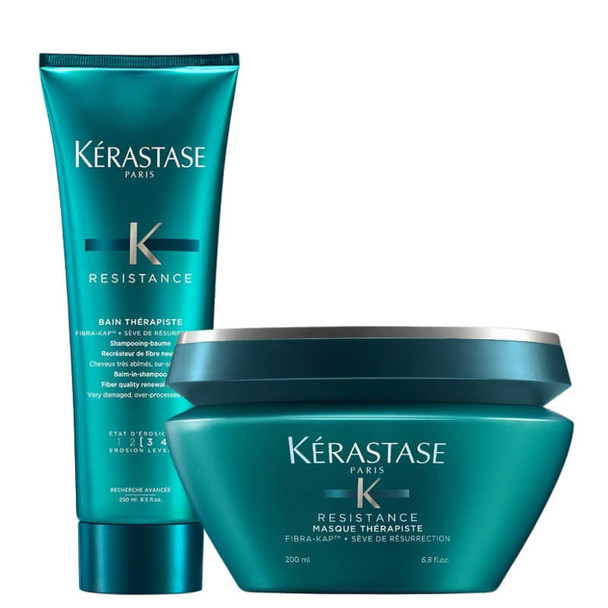 Shampoo e máscara terapeuta de resistência Kerastase Duo