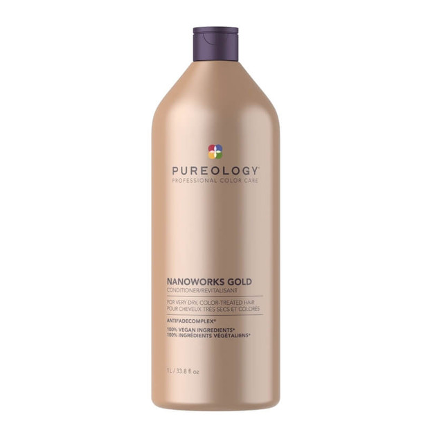 Pureology nanoworks acondicionador oro 1l