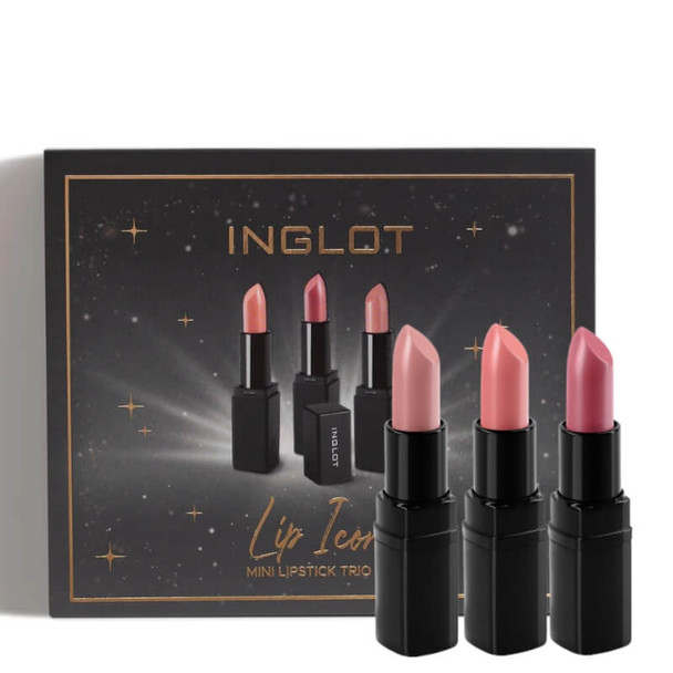  Inglot Lip Icons Mini Lipstick Trio Set