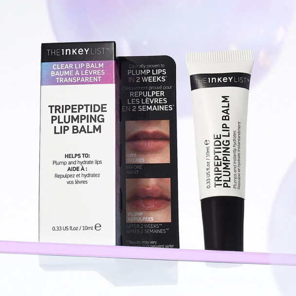 The Inkey List tripeptide opvullende lippenbalsem 10ml - doos