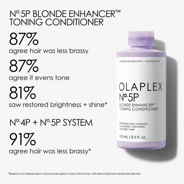 Olaplex no.5p condicionador tonificante realçador de loiro sobre