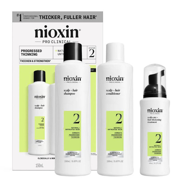 Nioxin -  System Kit 2 (for Natural Hair with Progressed Thinning)  Nioxin -  System Kit 2 (for Natural Hair with Progressed Thinning)